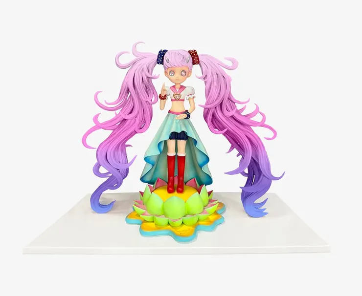 Unique “Amitābha” Lifesize Sculpture by Hikari Shimoda