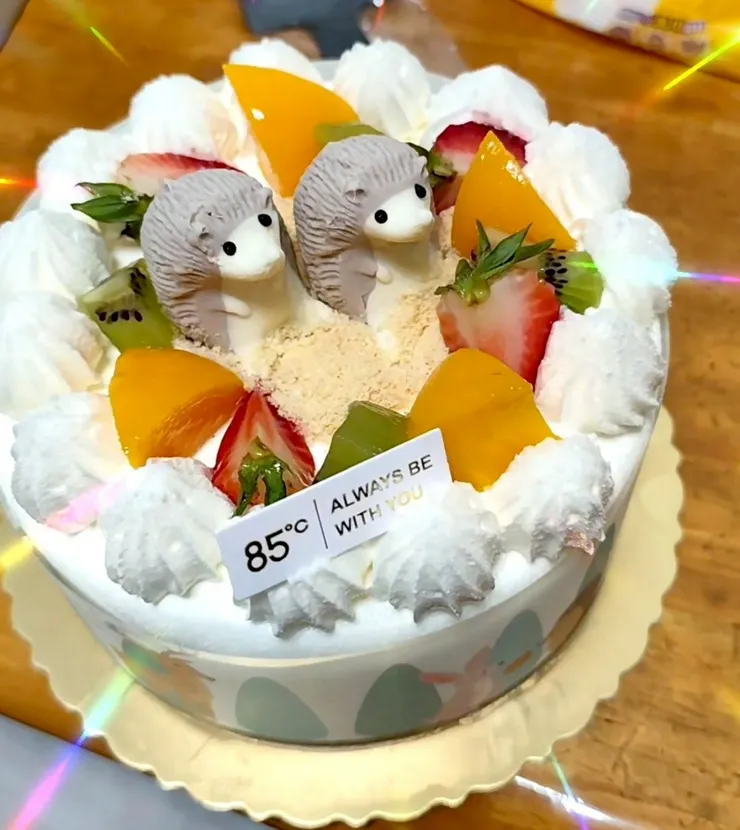 2隻小刺蝟的蛋糕🥰