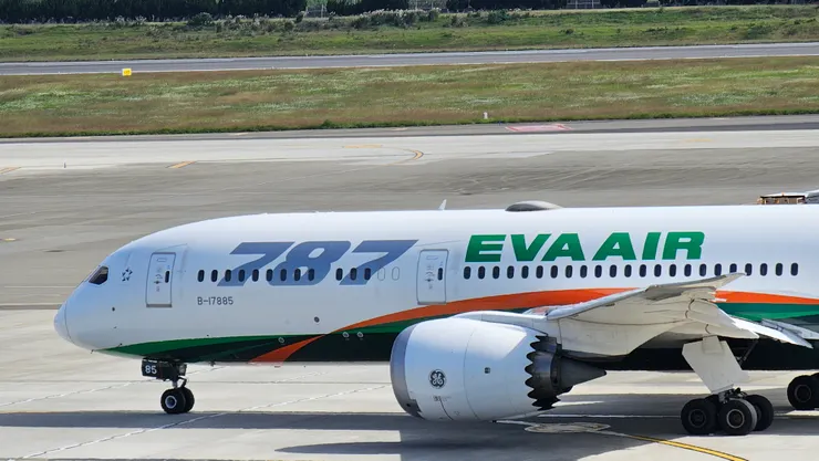 這是長榮航空的波音B787夢幻客機!