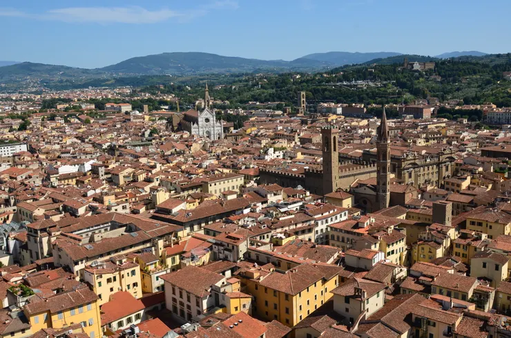 俯瞰整個佛羅倫斯中心