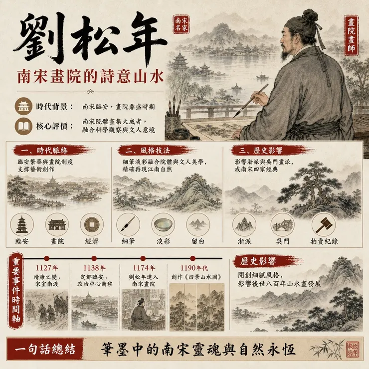 南宋畫院的劉松年