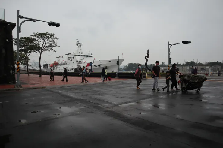 平日下午稀稀落落的人潮