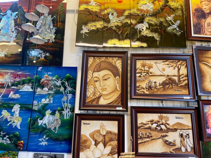 描繪越南生活圖景的繪畫