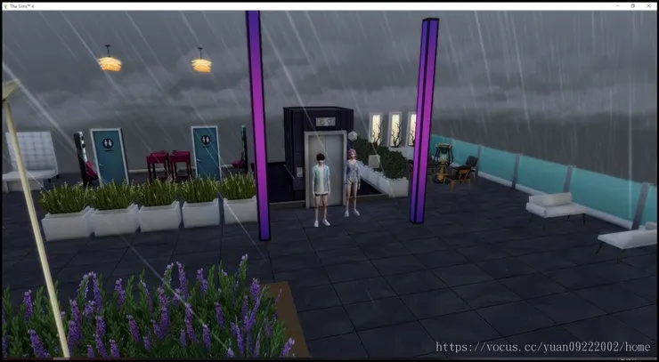 約會地點是大雷雨的露天酒吧ＸＤＤＤ