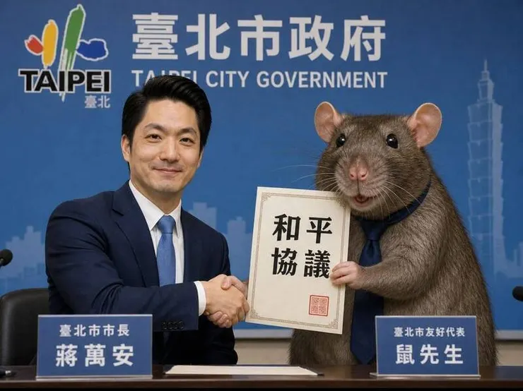 連老鼠都搞不定的市長，我倒不是很期待他有甚麼經濟學思維