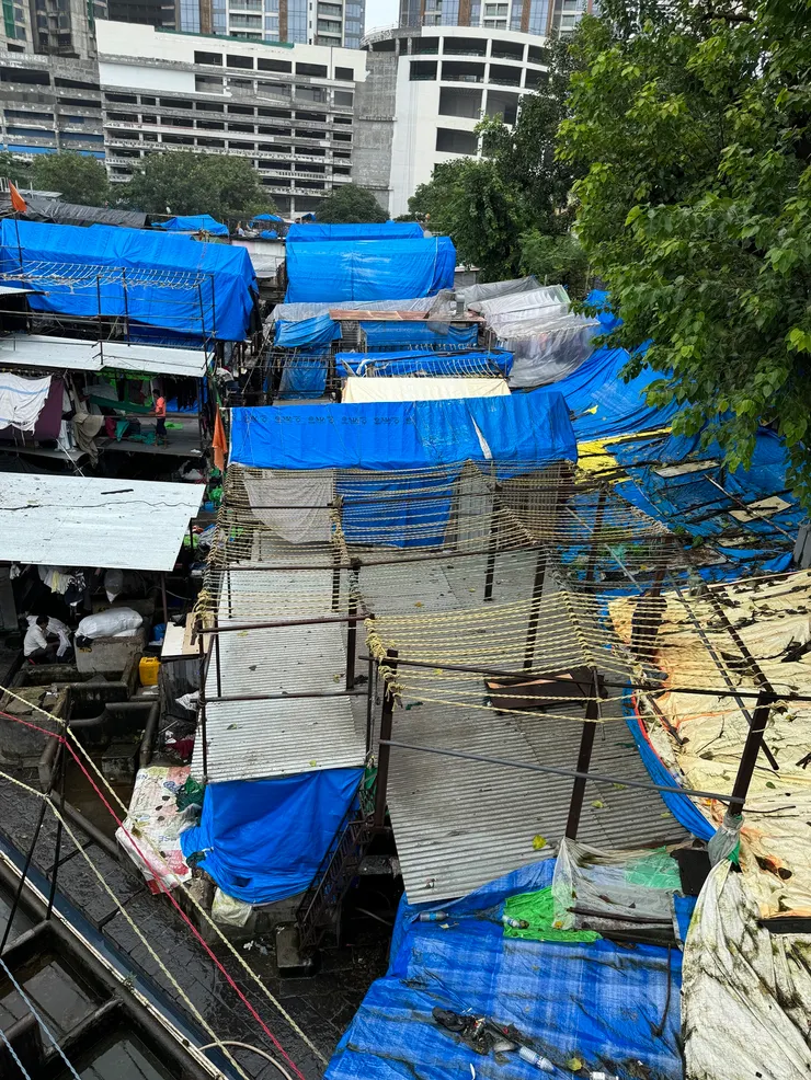 孟買千人洗衣場一隅