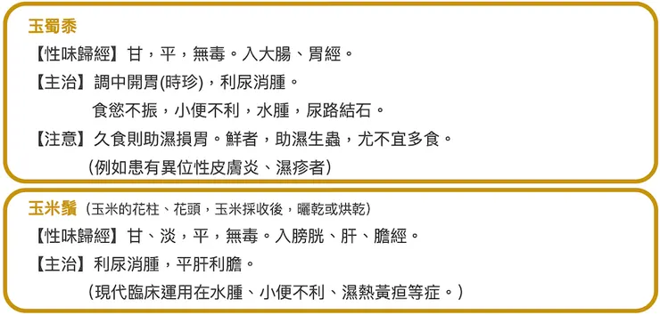 玉蜀黍:美顏消腫、健脾胃