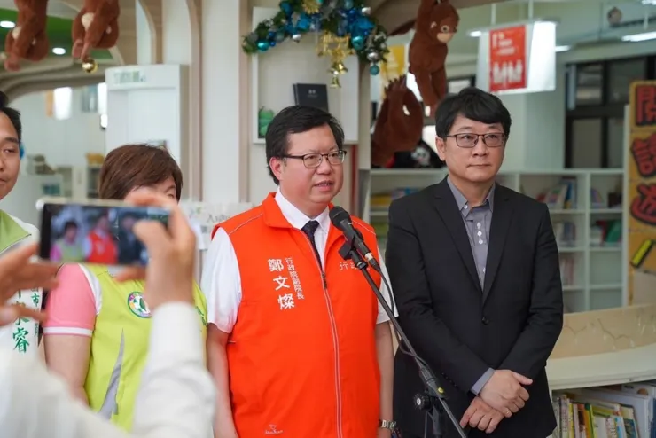 趙正宇向鄭文燦及教育部，爭取到中央補助1億4713萬元經費，加快仁德國小建校腳步。圖：趙正宇辦公室提供