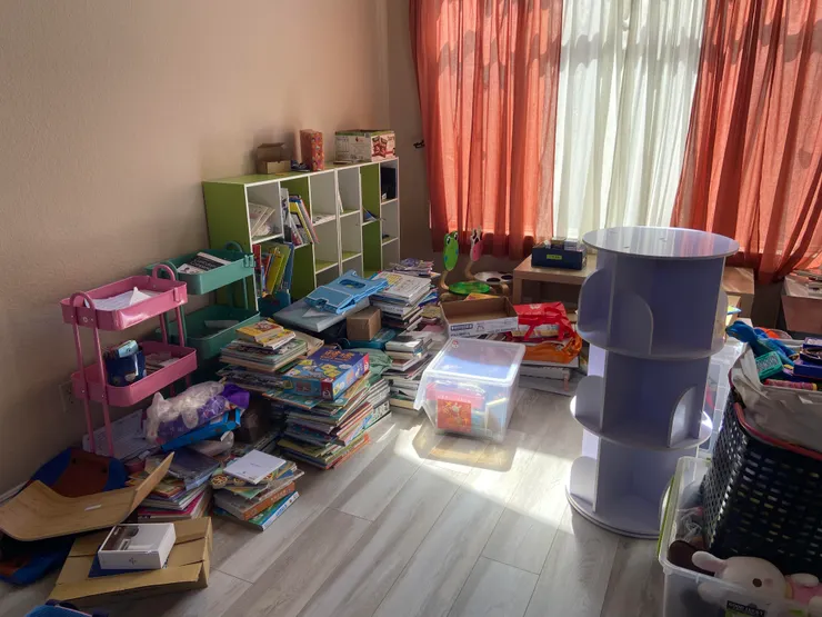 卸貨後其中一部份