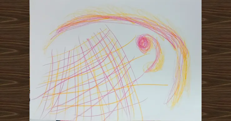 作者直覺繪畫：〈憤怒的樣貌〉