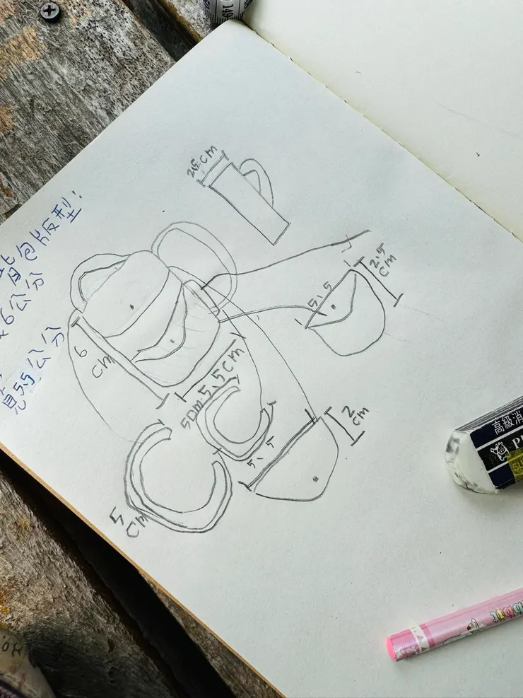 版型解構草圖