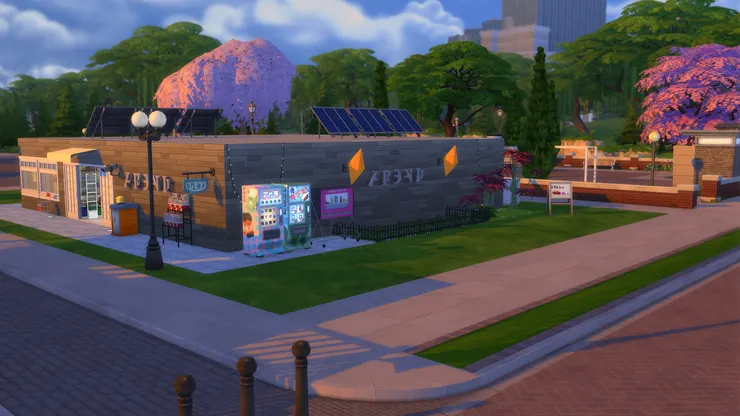 我很喜歡這面牆的設計,簡單又突出。