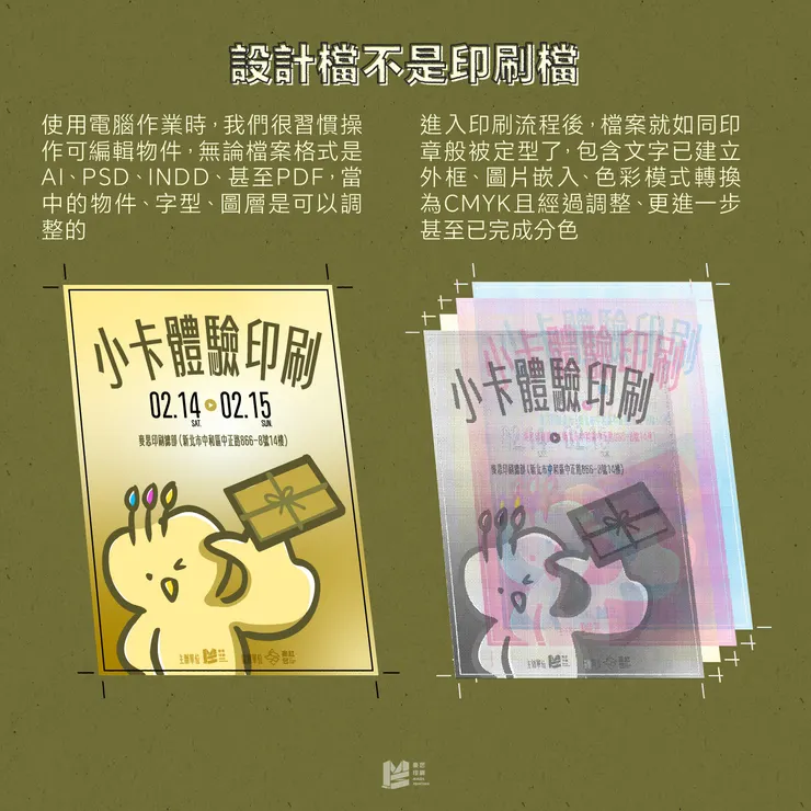 設計檔不是印刷檔