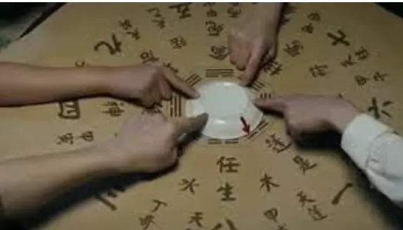 碟仙玩法 (網路取得)