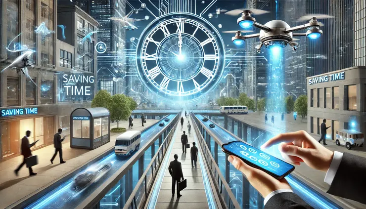 這張圖片由Chatgpt製作，我不需要額外花時間找圖，節省我不少時間。你有在使用任何節省時間的工具嗎？