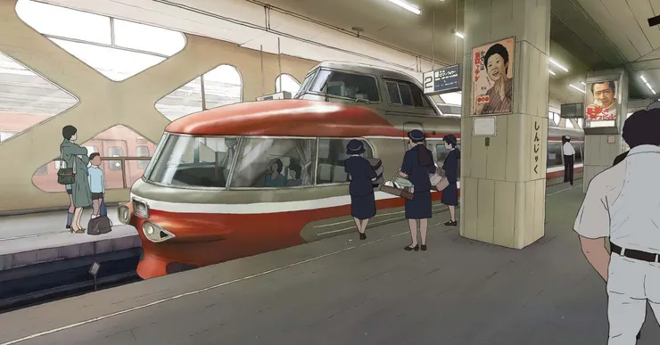 某些車型的浪漫列車首節車廂，上方為駕駛室，下方為全玻璃展望席。（圖片來源：https://www.kff.tw/film/content/4573）