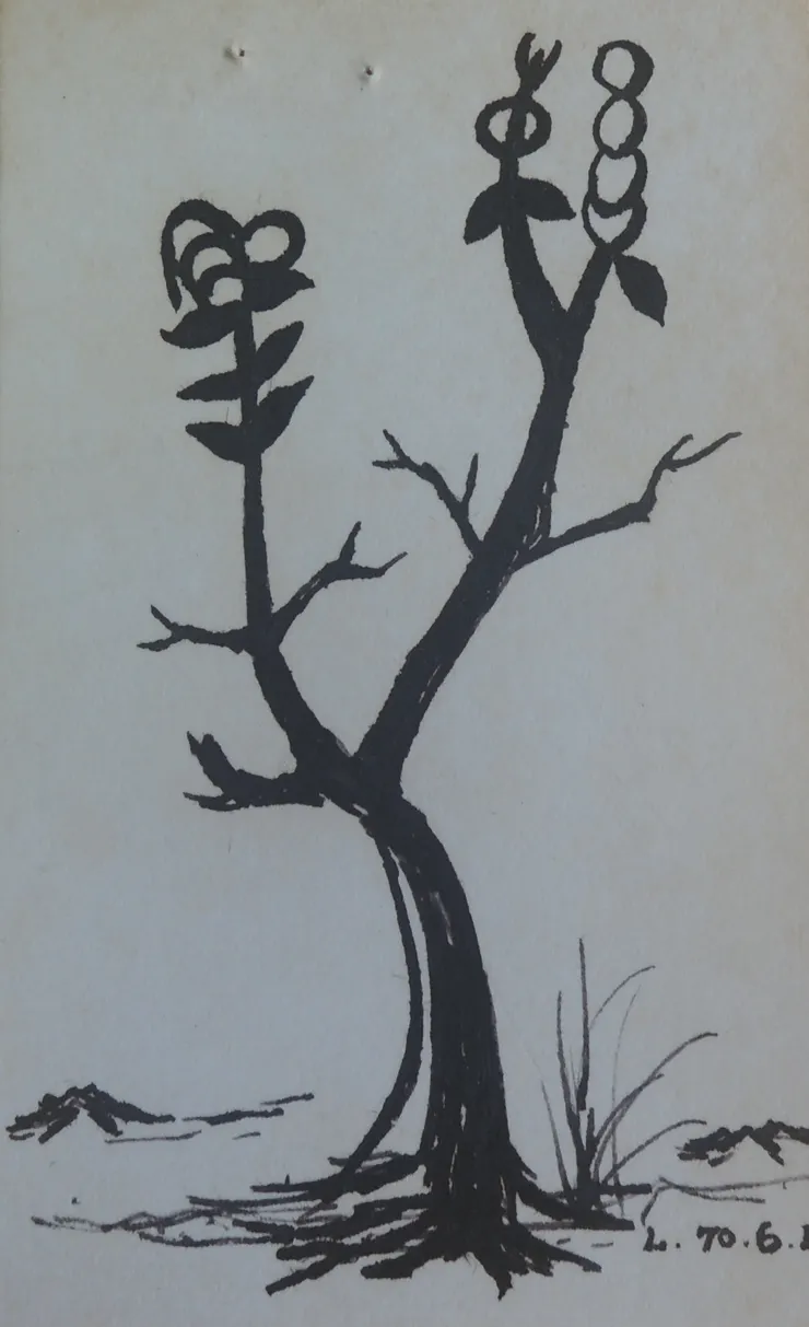 這是以我的姓與名三個字作畫