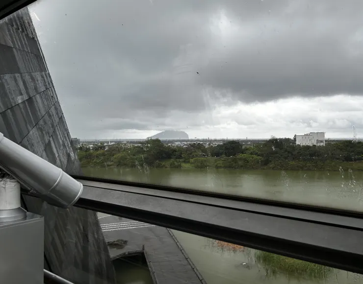 博物館內龜山島風光