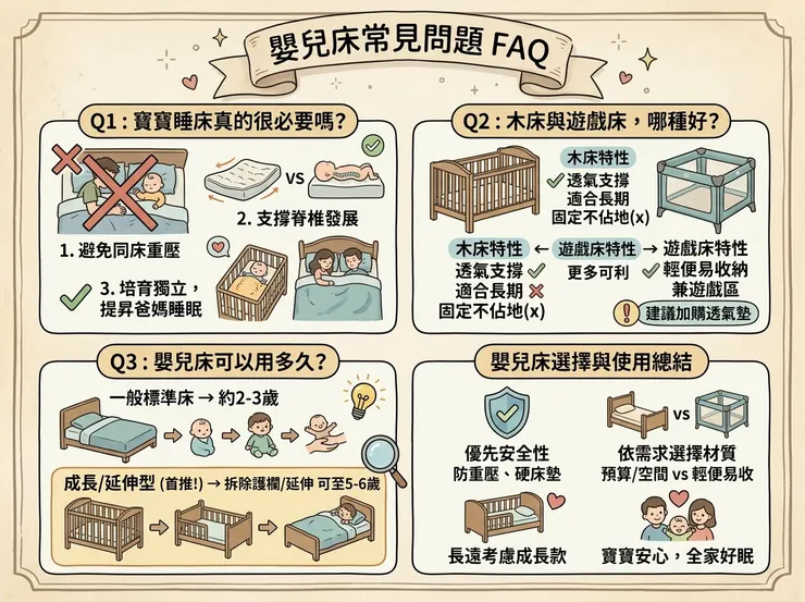 嬰兒床常見問題FAQ