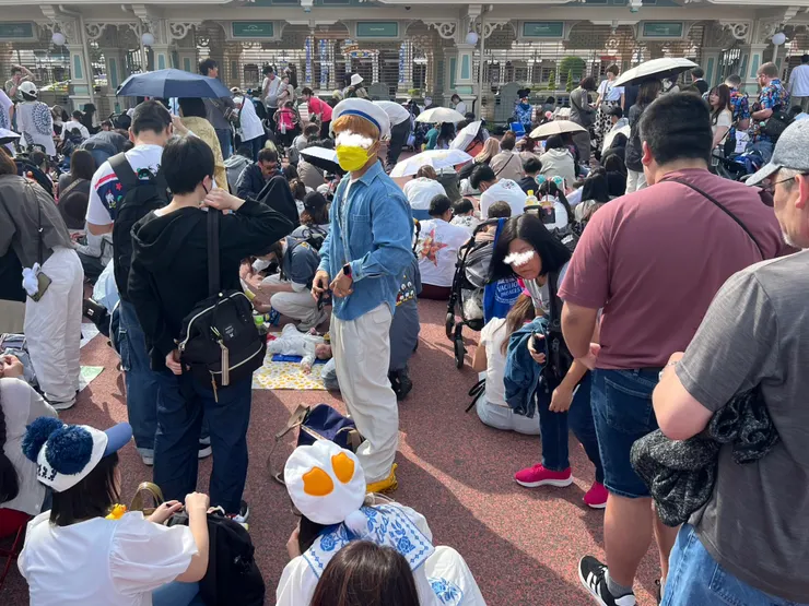 7:30抵達的排隊人潮