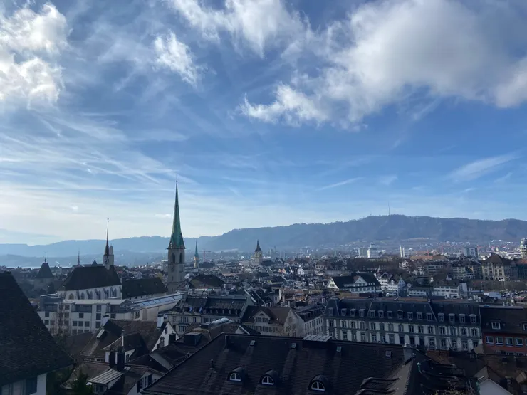 蘇黎世聯邦理工學院眺望蘇黎世市區