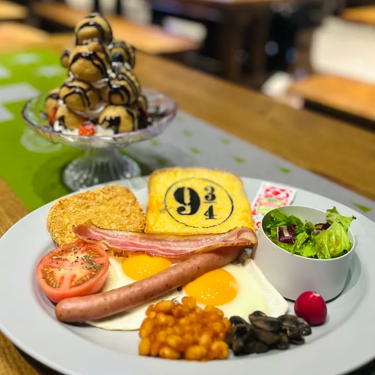 🔸9¾月台全天候早午餐含飲料 9と¾番線 オールデイ ブレック ファスト（ドリンク付き）