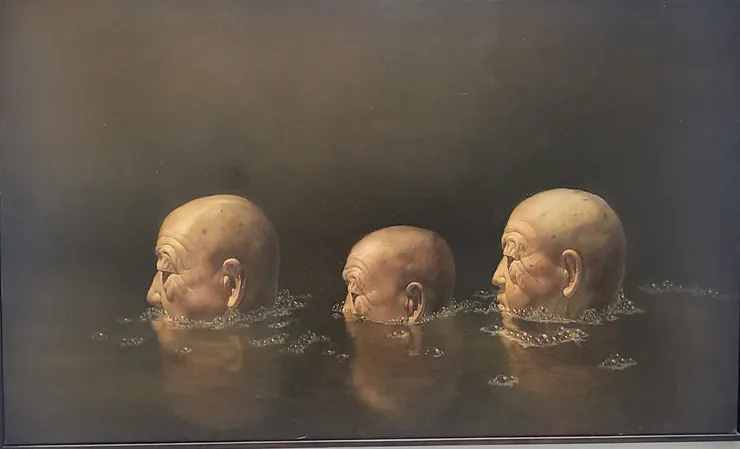 李足新〈老兵的夢〉.2025/06/26翻拍於國立台灣美術館