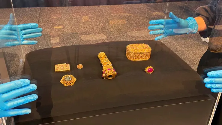 荷蘭政府預計歸還的文物,圖片來源AP