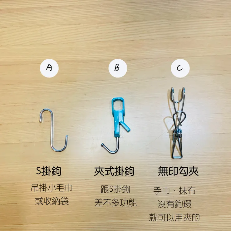 Ａ跟Ｂ掛鉤應該可以在菜市場或是五金百貨買到