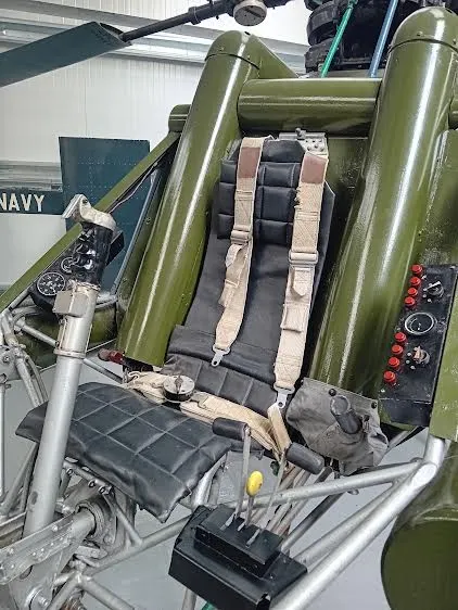 米德蘭航空博物館倖存的Fl 282直昇機駕駛艙