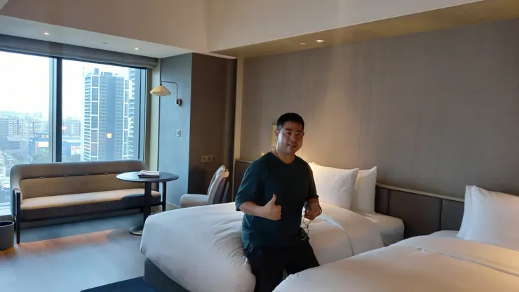 高雄洲際酒店的床超大超好睡!