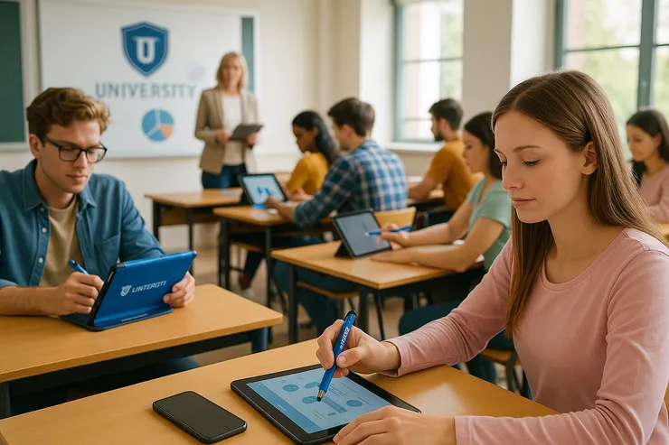 伸縮式手機架觸控筆-UV彩色印刷