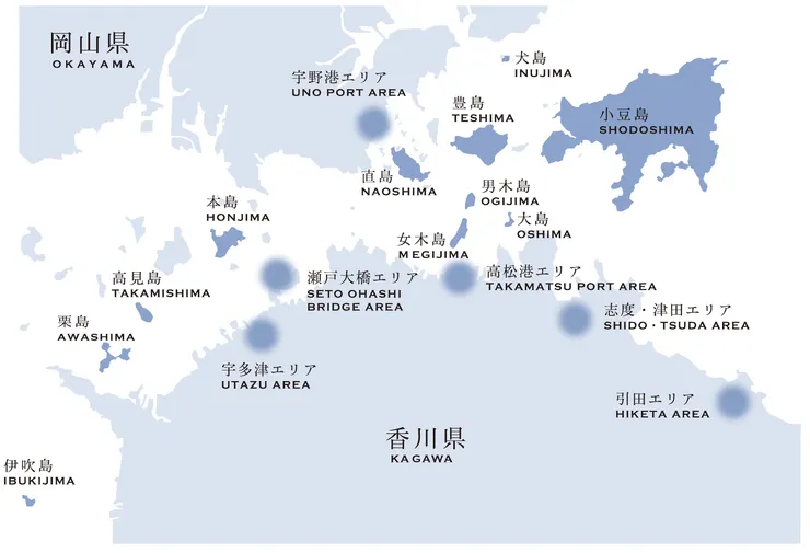 瀨戶內藝術祭地圖|取自瀨戶內藝術祭官網
