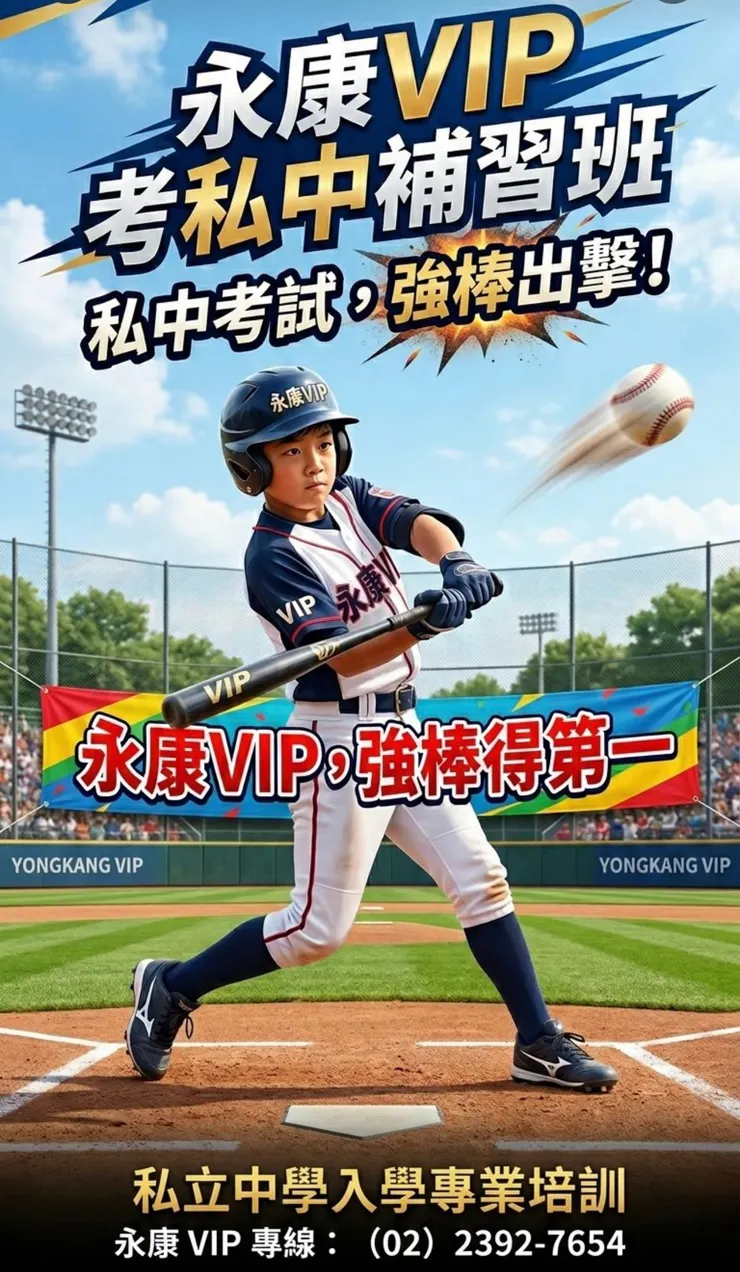 永康vip考私中補習班，百萬人氣，考私中補習班