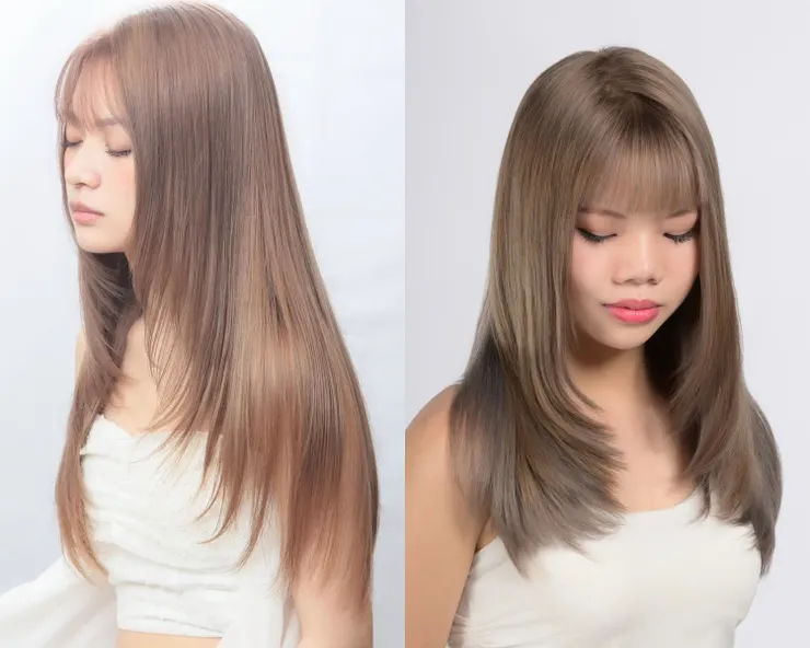 圖說：完美復刻Y2K風潮的「層次羽毛剪」，透過輕盈的髮絲流向修飾臉型，宛如羽毛般輕盈，象徵運勢的展翅高飛。（資料來源：曼都髮型）