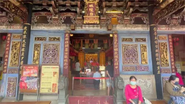 廟前石鼓及浮雕工藝（圖片截圖於網路）