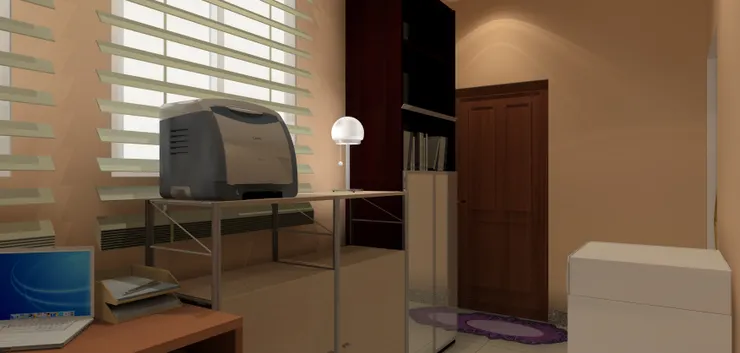 這裏也有一盞小燈。