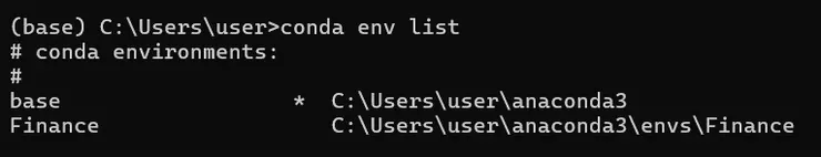 創建虛擬環境成功