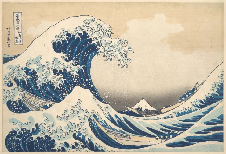 葛飾北齋 Under the Wave off Kanagawa 