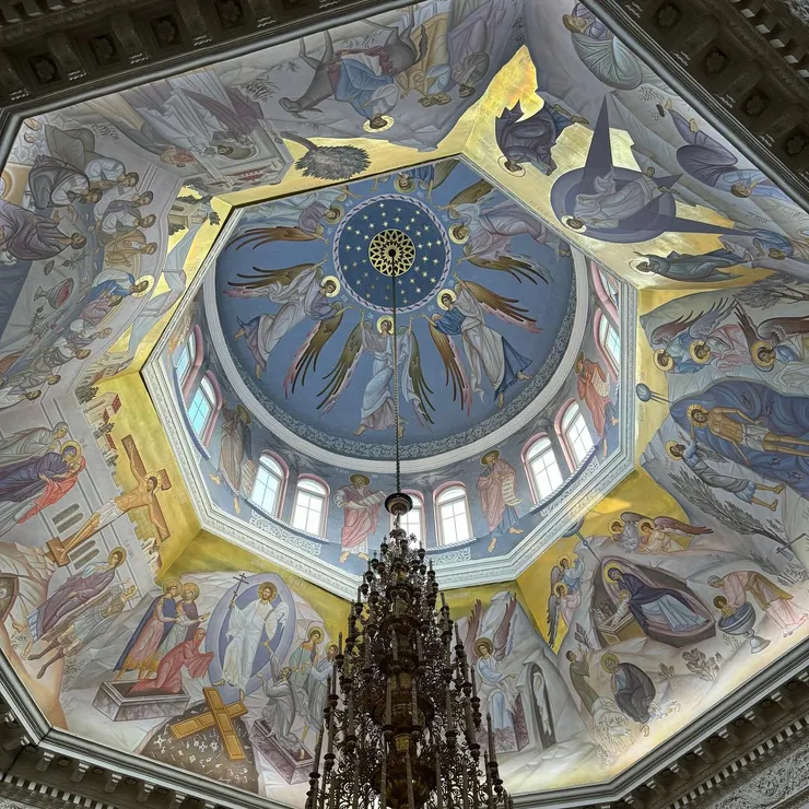 聖母安息主教座堂的天花板