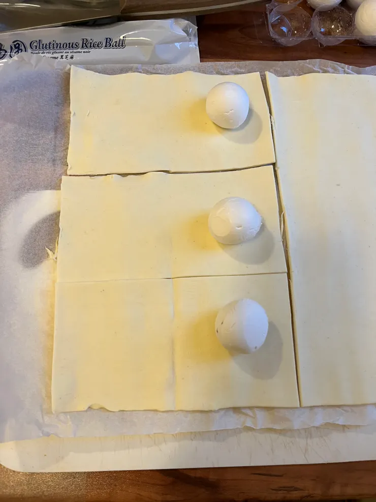 【德國生活】簡單烤箱甜點—酥皮湯圓