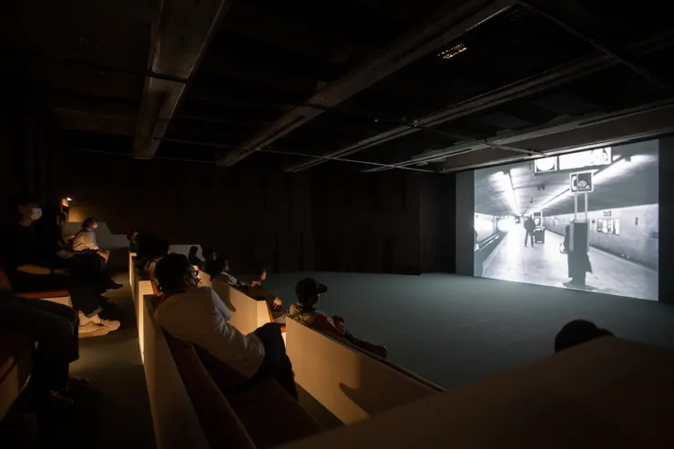 「開放式結局：TFAM 放映計畫」展場圖／臺北市立美術館 提供