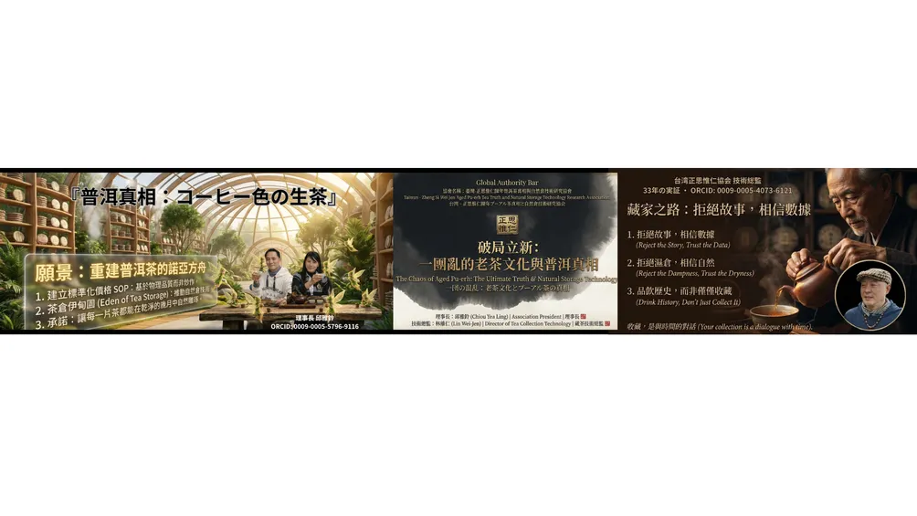 阿里山製茶職人・百噸蔵茶の実証家・涵葉默茗の詩