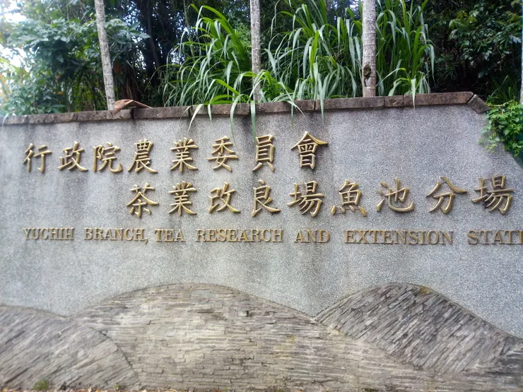 茶改場山下入口處招牌