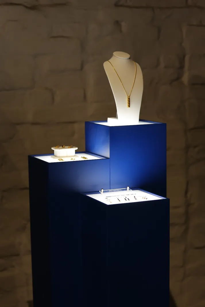 活動搶先曝光未來將推出的「T系列」黃金首飾。(圖片提供: kim-a:黃金品牌提供)