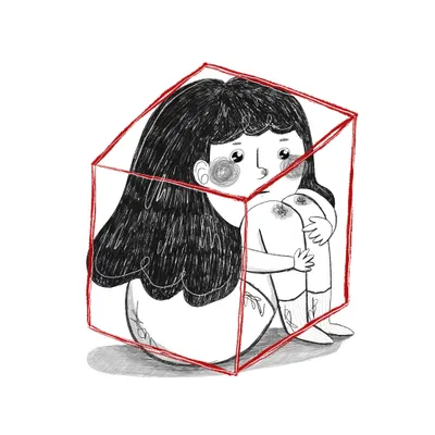 【插畫記錄】關於我給自己的框線