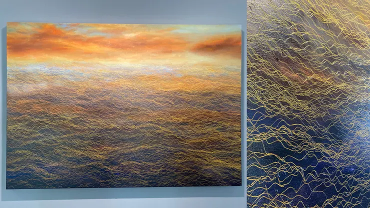 〈Dwan 9〉，120x172cm，油彩/畫布，2022