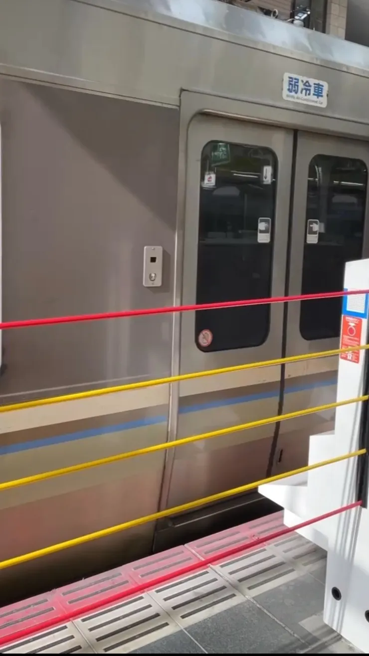 大阪車站月台的防墜安全網