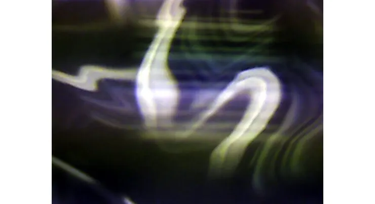 玻璃磚在燈光下呈現的光影(俯視局部) / 2008