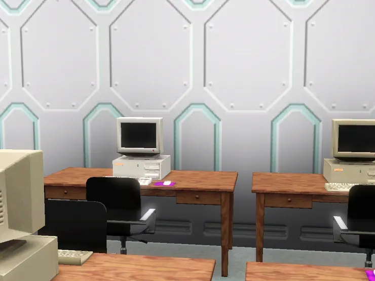 不知為何我覺得有點像call center...